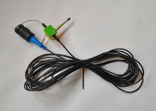60Hz 2D 3D cabo horizontal do líder do conector macho 1m do geofone KCK