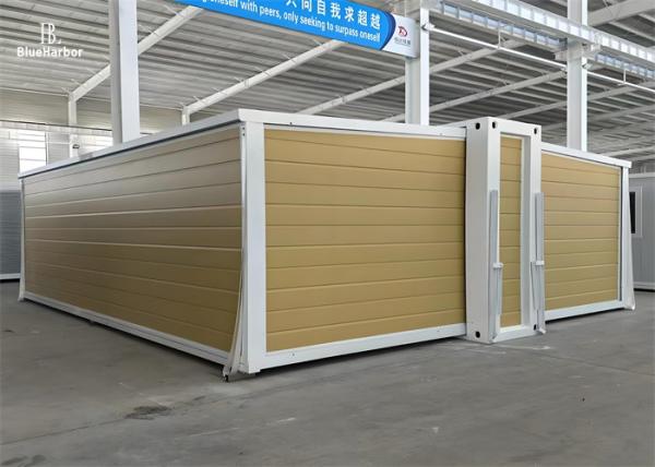 Steel / Aluminum Double Wing Expandable Prefab House For Residential Easy And Fast Installation Expandable From 18 To 60 Square Meters