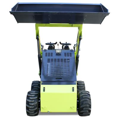 Força de elevação máxima de 375 kg Max Crawler Skid Steer Loader Chinese Mini Sliding Loaders