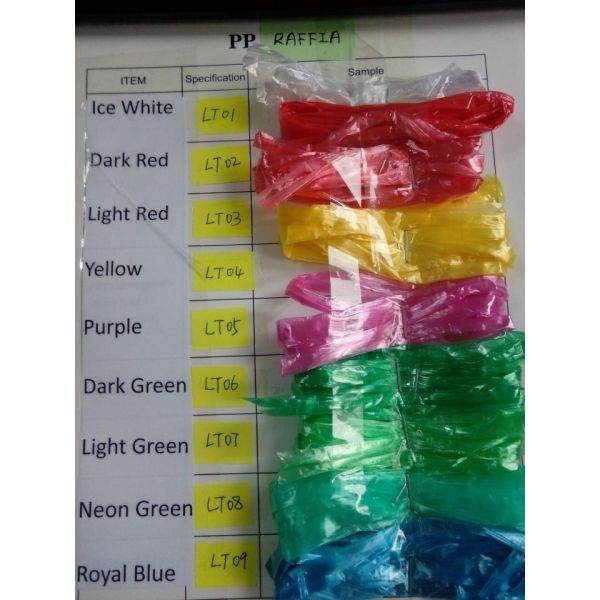Colorful PP Raffia String for Packing Egg Yemen Hot Sale PP Raffia Rope
