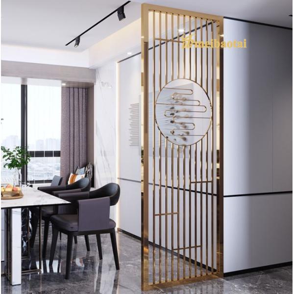 Tabique de acero inoxidable 304, división del metal de 3048m m para la sala de estar