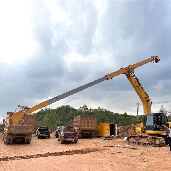HYUNDAI Excavator Telescopic Boom 14m  , Telescopic dippar arm for 20ton exavator