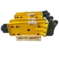 Cincel de martillo hidráulico para excavadora usado, 75 mm, para romper rocas y piedras