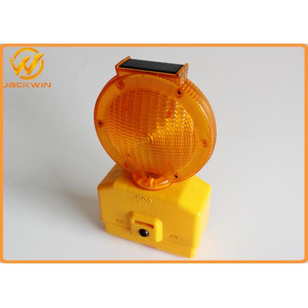 Construction Site Traffic Safety Equipment PC LED Solar Traffic Barricade Light Waterproof