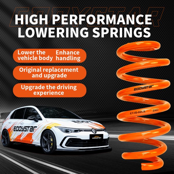 EDDYSTAR Performance Lowering Springs For Chevy Cruze/Malibu/Equinox/Impala/Corvette 2005-2025
