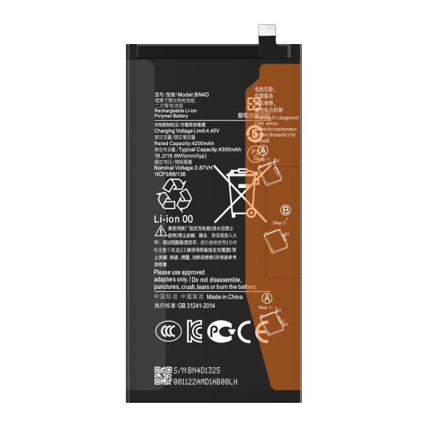 Stock BN4D Battery for Xiaomi Pad 5 Pro Rechargeable and Long-Lasting Power