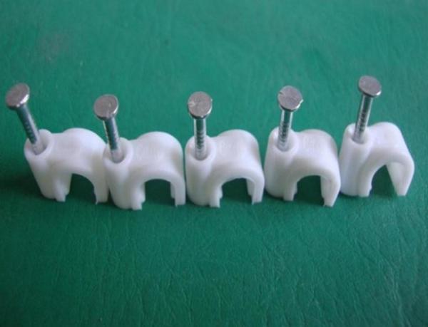 Steel nail cable clip series