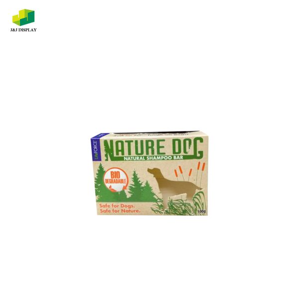 300g Single Copper Color Carton Packaging Box Digital Printed For Dog Care Products
