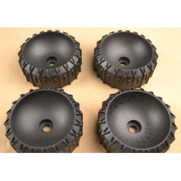 Black CNC 3D Rapid Prototyping Service , Rapid Prototyping Technology For Button Parts