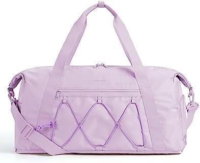 BAGSMART Gym Bag With Shoe Compartment & Wet Pocket, Lightweight Sports Travel Duffel Bag, C TO STORE SPORTS SHOES WATER