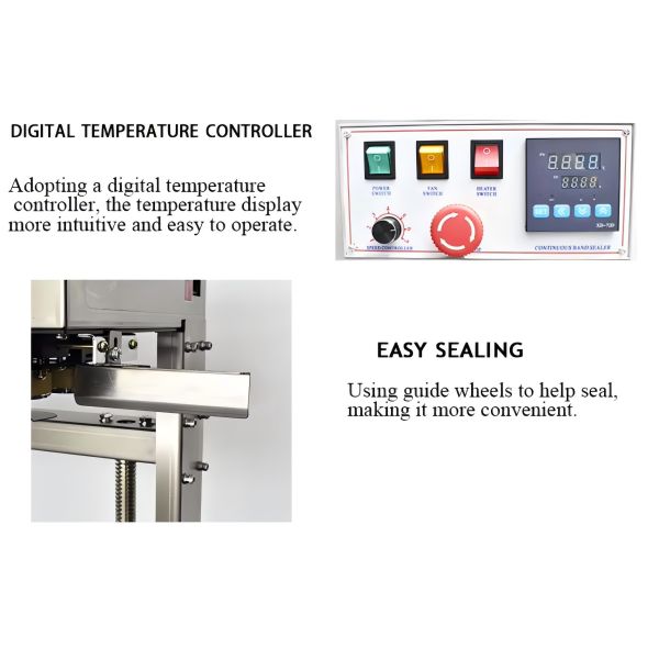 FRL150A Vertical Automatic Continuous Sealing Machine with Remote Monitoring and High-Accuracy for Liquid Packaging Bags