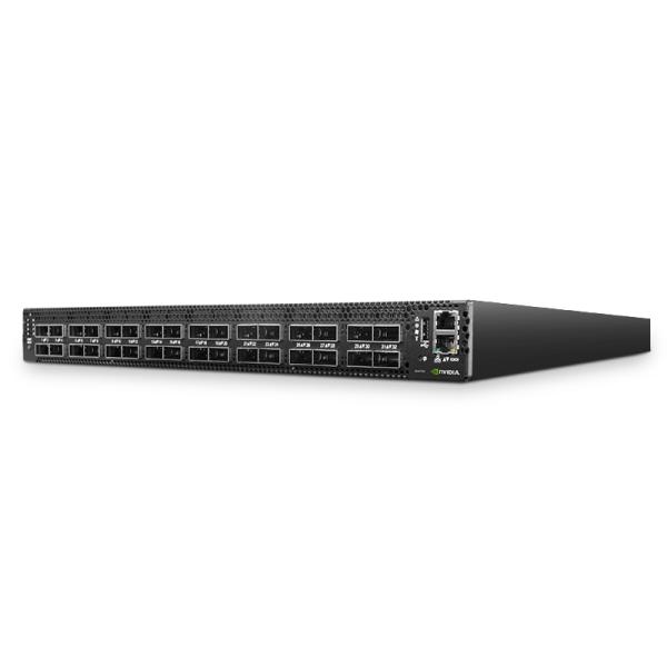 MSN4700-WS2RC, NVIDIA Mellanox Spectrum-3 Based 32-Port Ethernet L3 Data Center Switch, 32 x 400Gb QSFP-DD, Cumulus Linux™, C2P Airflow, Support RoCE