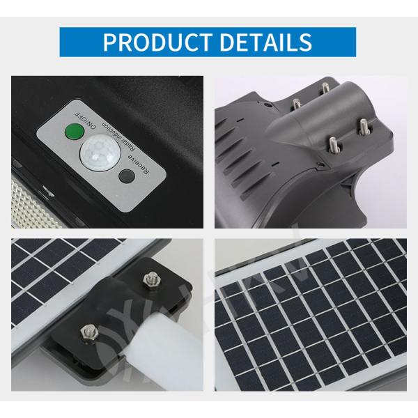 30W/60W/90W/120W All In One LED Solar Street Light Outdoor Super Bright Sensor Waterproof