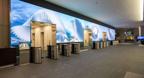 Light And Thin 1000*250mm 750*250mm Indoor HD  LED  Video Wall  P1.5 P1.953mm Various Shapes