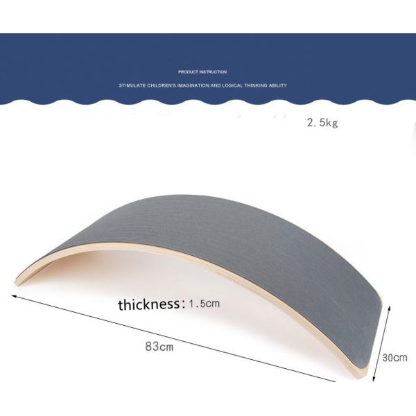 Kids Curved Wooden Balance Board For Sensory Training