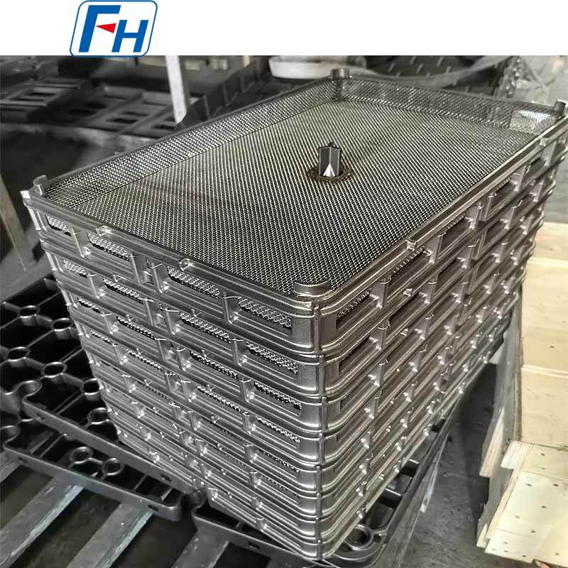 Heat Treatment Mesh Basket Manufacturer | Custom Furnace Baskets – FH®