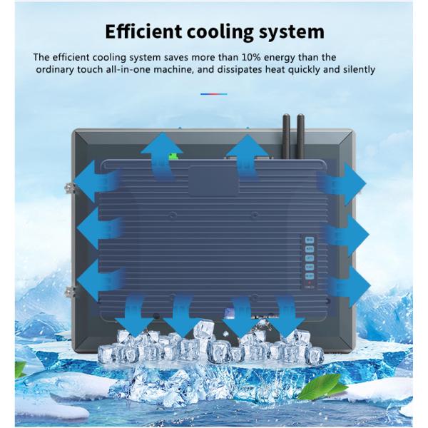 10.4 Inch Fanless Industrial Touch Screen PC Customized Waterproof Wall Mount Capacitive Touch Screen Panel Embedded All In One Pc