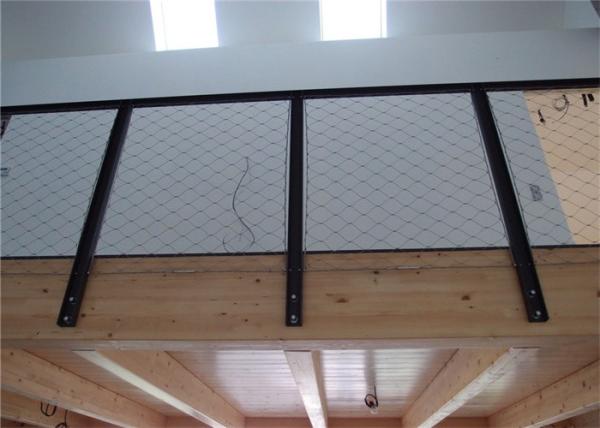 Elevated Walkway Railing 3.0mm Stainless Steel Rope Mesh Prevent Children Climbing