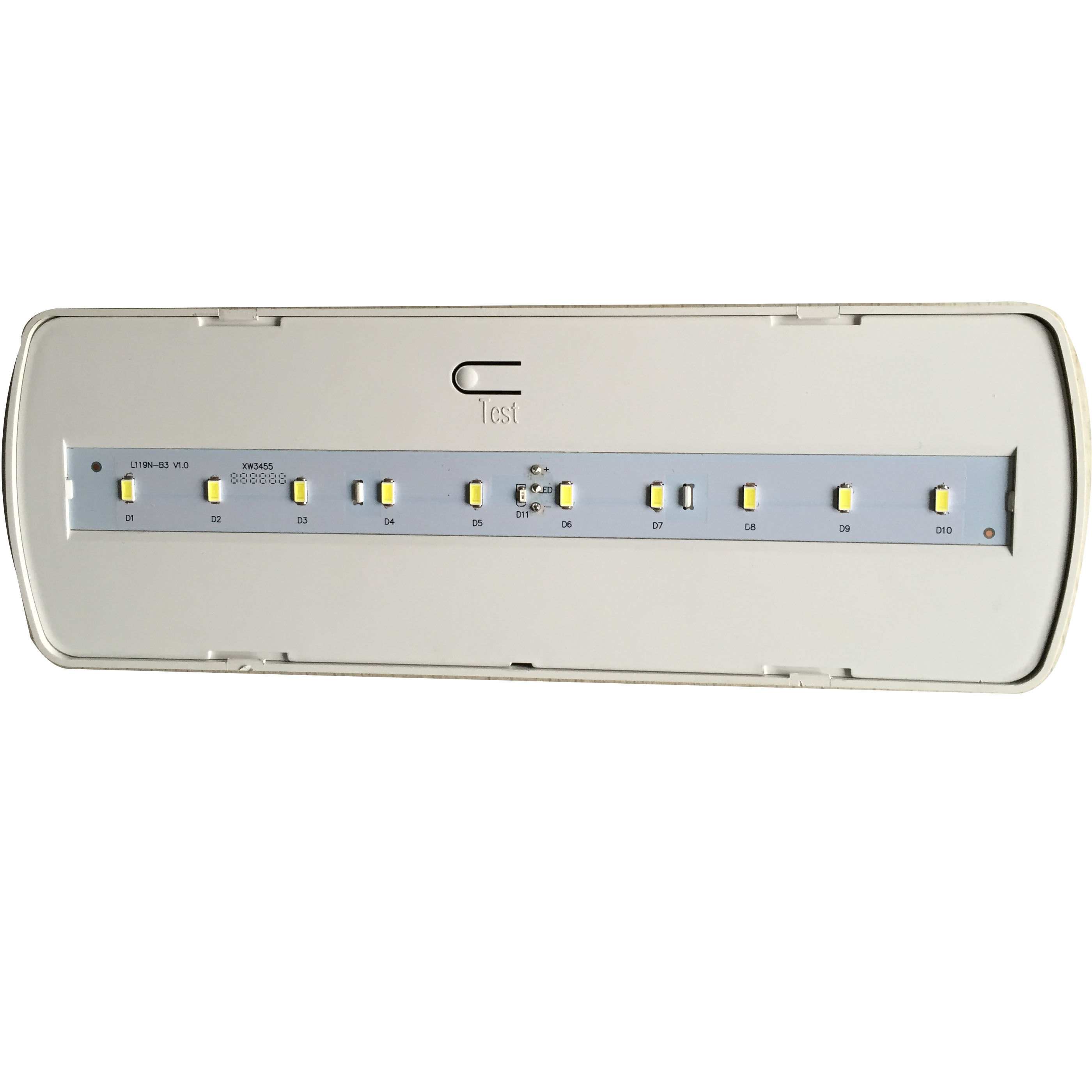 Battery Operated LED Ceiling Recessed Emergency Light with Fire Resistance ABS and 3 Hours Duration