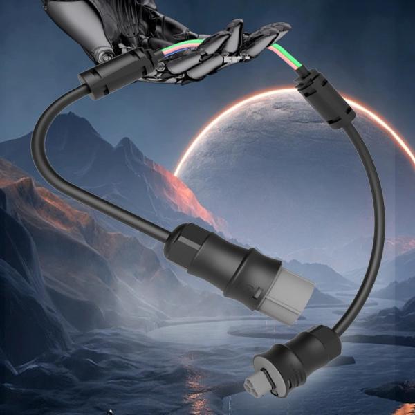 IP68 RST25I Waterproof Power Connector 500V Male Female Cable Connector