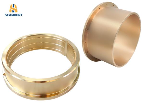 Centrifugal Casting C86300 Flanged Bronze Bushings Good Rotation Accuracy