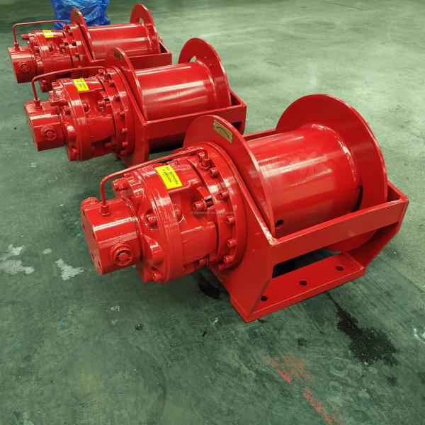 50KN Hydraulic Winch With GM Motor For Crane and Marine Mooring Anchor Winch 11000LBS