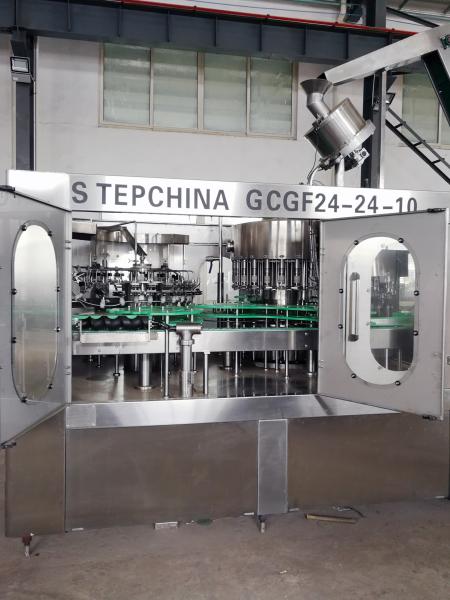 GCGF Series Spirits Filling Machines For Vodka Production , Spirits Bottle Filler