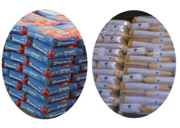 Ore Putty Powder Cement Packaging Bags Block Bottom Panton Colors Printing