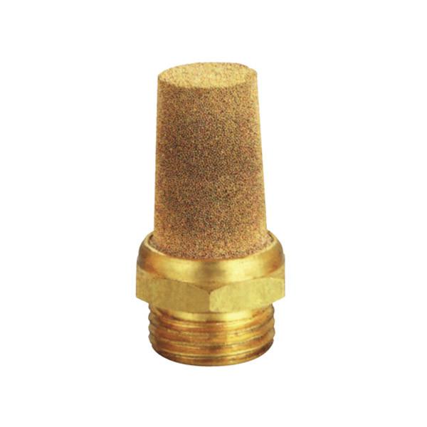 Silêncio pneumático de bronze geral do silencioso, silencioso do controle de fluxo da cor da natureza da linha de G