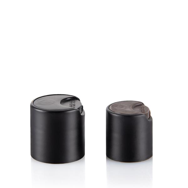 ODM Matte Black Cap Closure 20/410 de tipo plástico de 24/410 de fechamento de