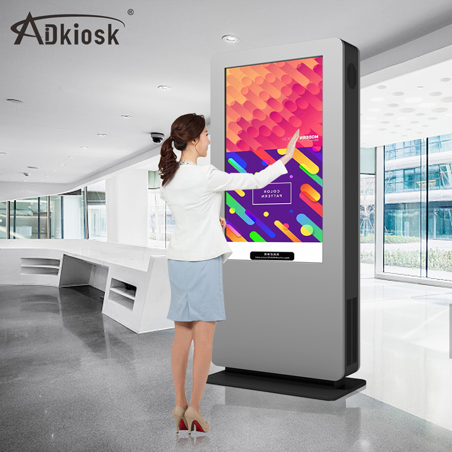 Воздух охладил фоточувствительное киоска Signage 49in LCD цифров автоматическое