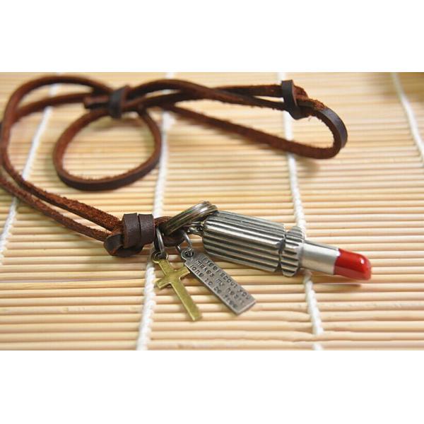 Cowhide joker short men and women fashion multilayer personality necklace