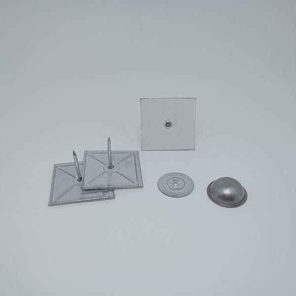 Galvanized Insulation Stick Pin Adhesive Rock Wool Fixing For Ventilation System