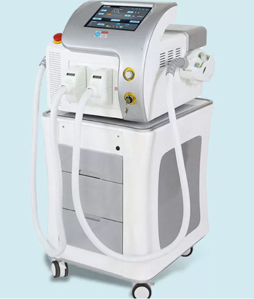 DPL IPL Hair Removal Machine Multi Wavelength Skin Treatment Platform With UK Heraeus Lamp