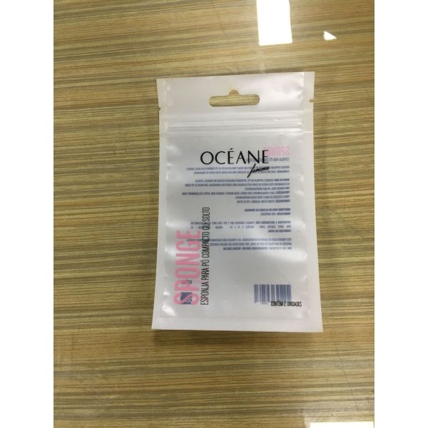 Moisture Proof Plastic Ziplock Bags / Zip Lock Plastic Bags For Cosmetics