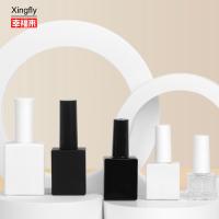 Botalhas redondas e vazias de esmalte para unhas REACH com material de base vidro