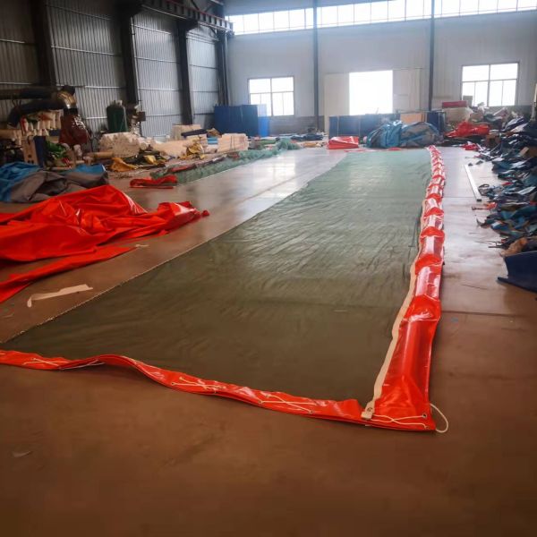 Pvc Floating Silt Curtain Inflatable Foam Filled Oil Containment Boom Floating Silt Curtain Pollution Control Screens Turbidity Barriers Garbage Floating Silt Curtain