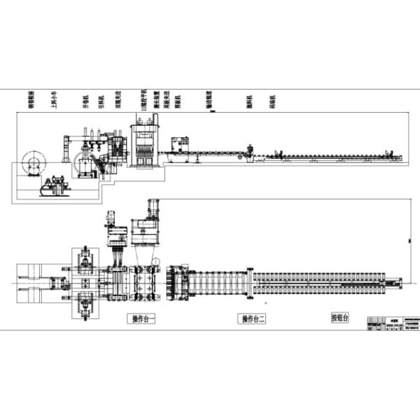 Model RFHJ2-30x2500 Plate Uncoiling Leveling And Shearing Line 12～30mm Plate Thickness