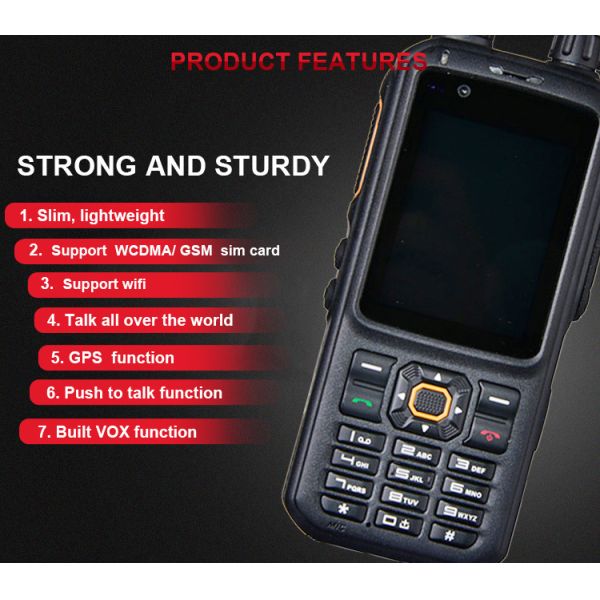 Mstar Android Gsm Walkie Talkie Mobile Phone More Than 2000 km Range Walkie Talkie