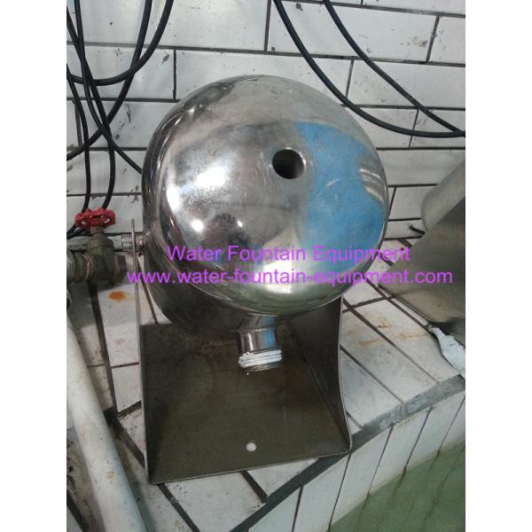 Custom Rainbow Glass Light Jet Fountain With LED Light For Swimming Pool