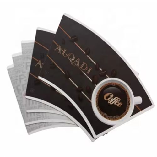 Food Grade Custom Logo Professional Film Disposable Beverage Cup Disposable Paper Cup Fan