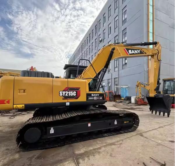 Sany 215c Used Excavator Digger Hydraulic Second Hand Excavator Machine 118 kW