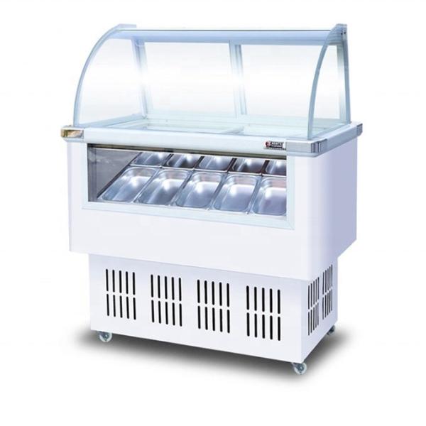 Automatic Defrost Super Performance Ice Cream Display Freezer with Low