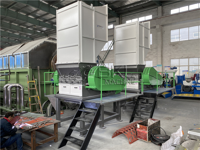 Машина 800kg h дробилки любимца бутылки HDPE молока пластиковая