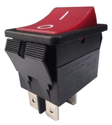 Especial atual grande personalizou o interruptor de balancim R5-5 vermelho, 32*25mm, 20A 125V, VDE do UL