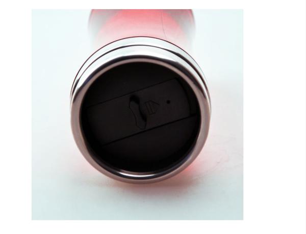 Garrafa de água quente de Stanless da garrafa de água plástica dobro vermelha da parede 700ML e fria de aço 1ltr