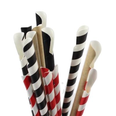 Customizable Printing Paper Straws for Bubble Tea Food Grade and Wrapped Individually