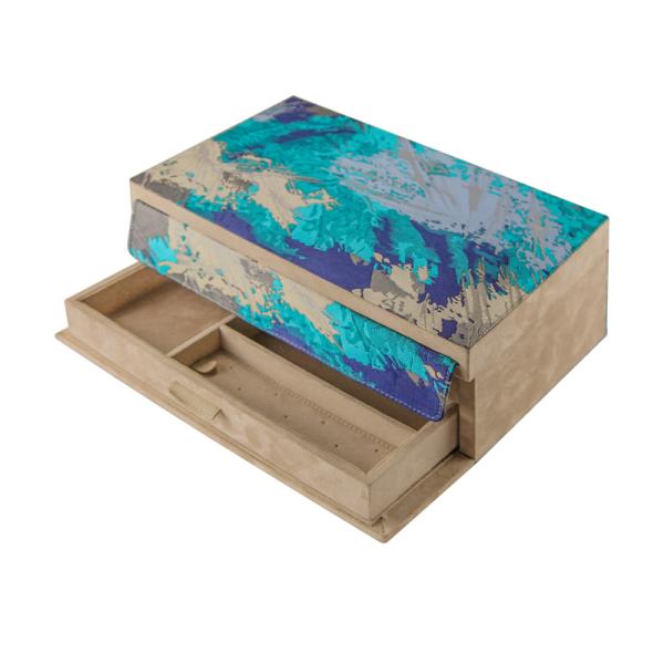 Организатор перемещения украшений MDF деревянный персонализировал случай ювелирных изделий перемещения