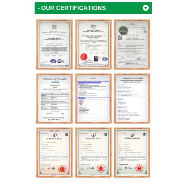 Grade alimentaire saveur d'ananas bonne odeur saveur alimentaire pour la boulangerie