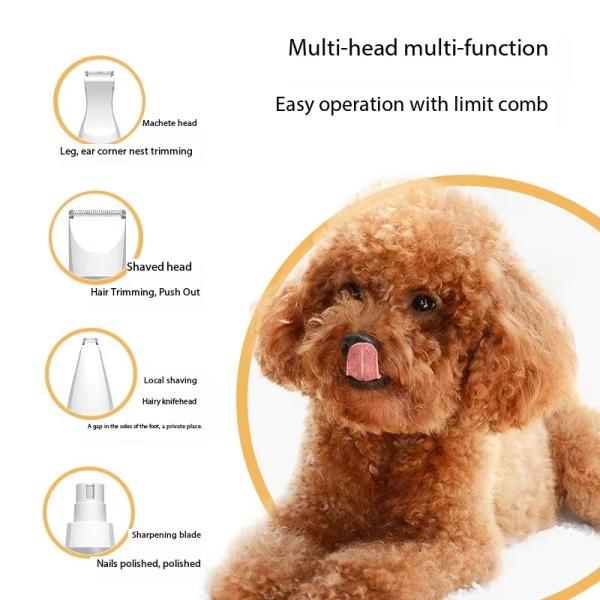 Cortadores de pelo recargables para mascotas Cortadores eléctricos de pelo para perros 110V - 240V
